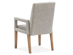 Lindon Dining Arm Chair W/Grey Uph Seat & Back (2/Ctn)
