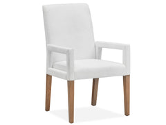 Lindon Dining Arm Chair W/White Uph Seat & Back (2/Ctn) image