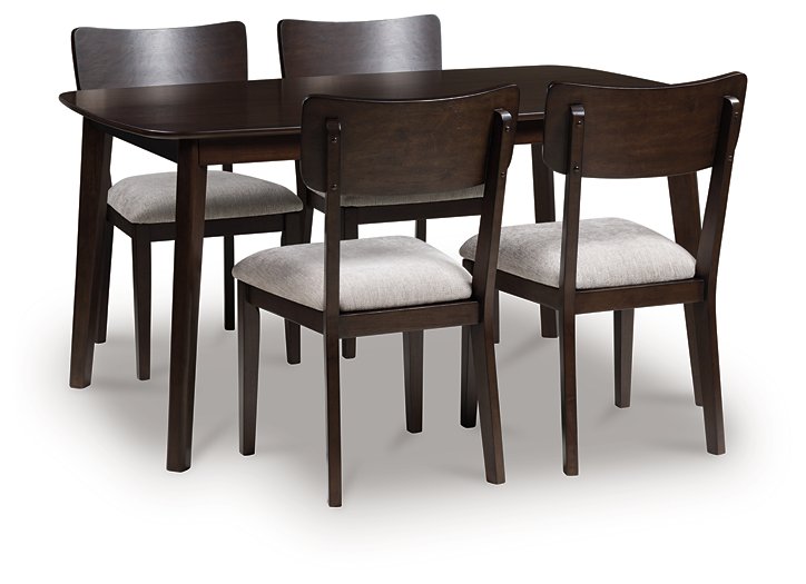 Mallenette Dining Table and 4 Chairs (Set of 5) - Sanctuary Home Furnishings (CA)*