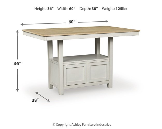 Purlaney Counter Height Dining Table - Sanctuary Home Furnishings (CA)*