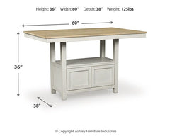 Purlaney Counter Height Dining Table - Sanctuary Home Furnishings (CA)*