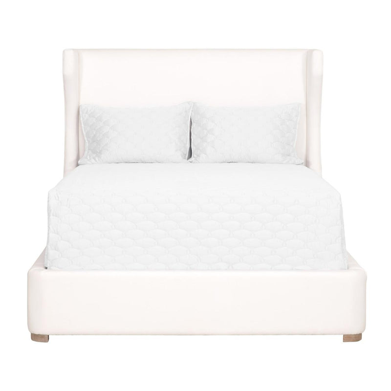 Essentials For Living Villa Balboa Upholstered King Bed in Pearl/Natural Gray image