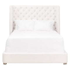 Essentials for Living Stitch and Hand Barclay Standard King Bed in LiveSmart Machale-Ivory, Natural Gray Oak image