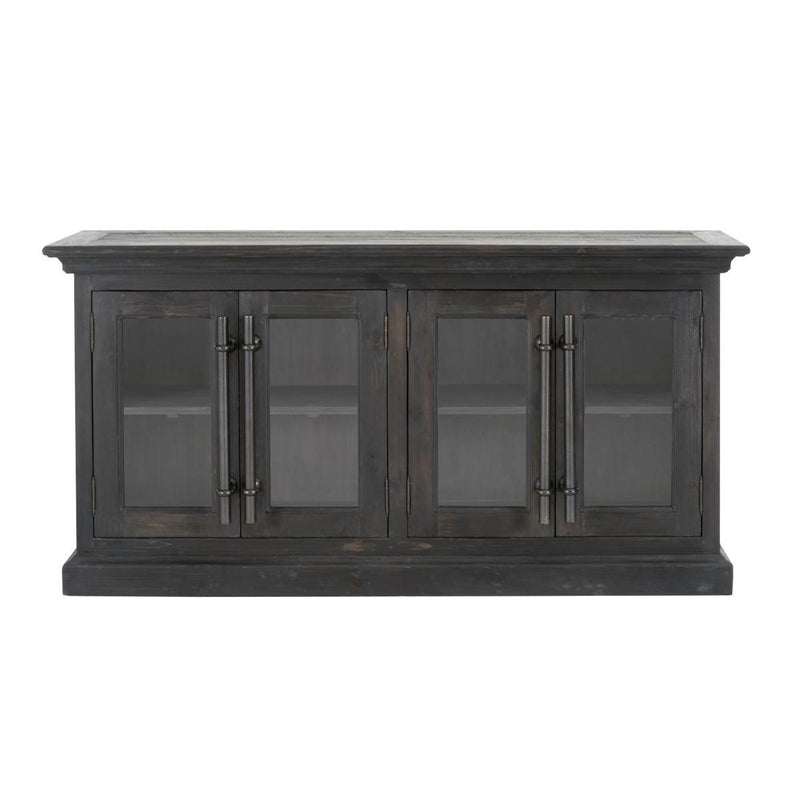 Essentials For Living Bella Antique Bastille Media Sideboard in Black Wash Pine image