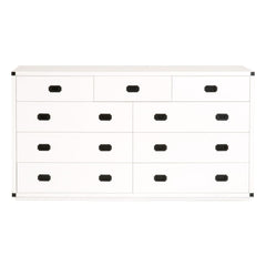 Essentials For Living Traditions Bradley Media Dresser in White, Black image