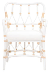 Essentials for Living Sel De Mer Caprice Arm Chair in Snow White Rattan image