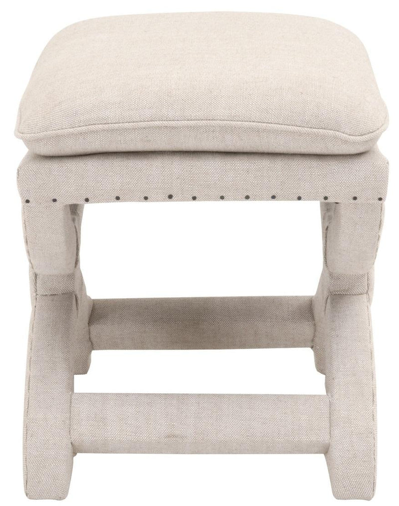 Essentials for Living Essentials Gaston Ottoman in Bisque French Linen image