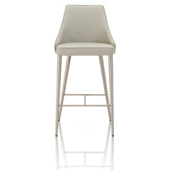 Essentials For Living Meridian Ivy Barstool in Light Grey image