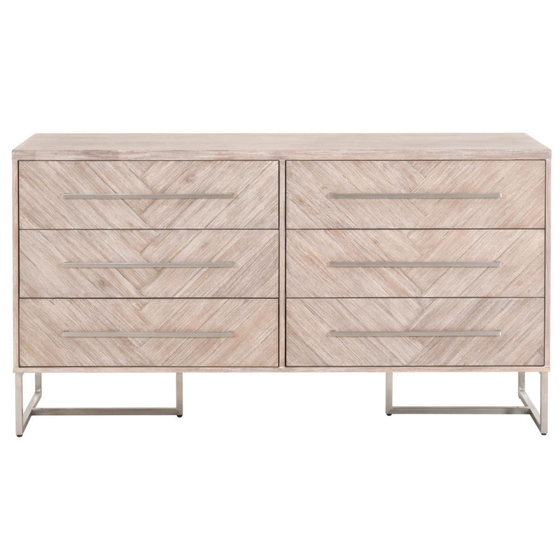 Essentials For Living Traditions Mosaic Double Dresser in Natural Gray image