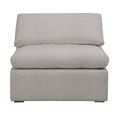 Essentials For Living Stitch & Hand Sky Modular Armless Chair in Peyton-Slate/Espresso image