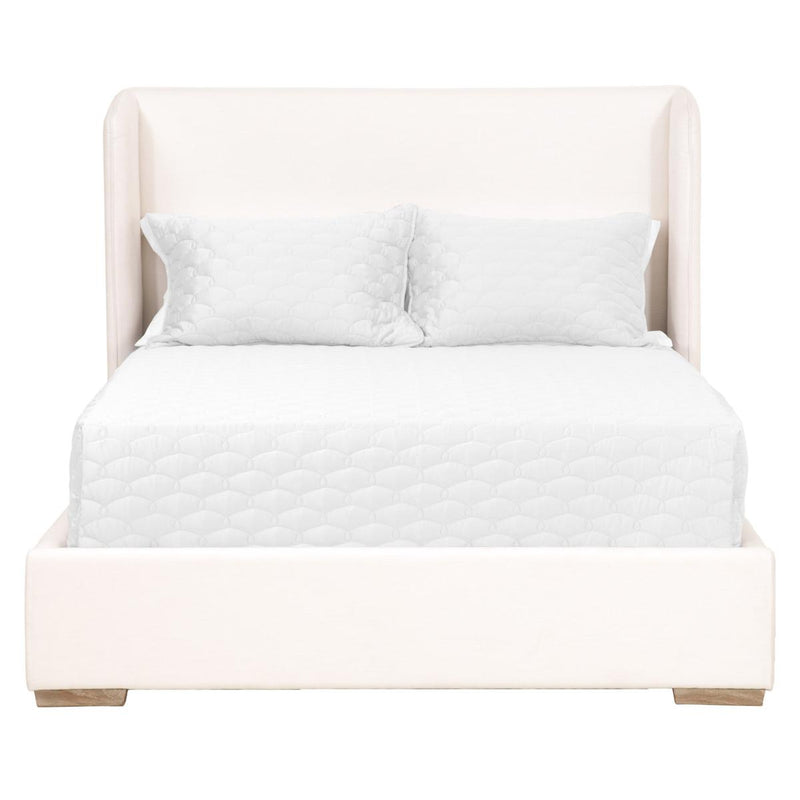 Essentials For Living Villa Stewart Queen Bed in Pearl/Natural Gray image