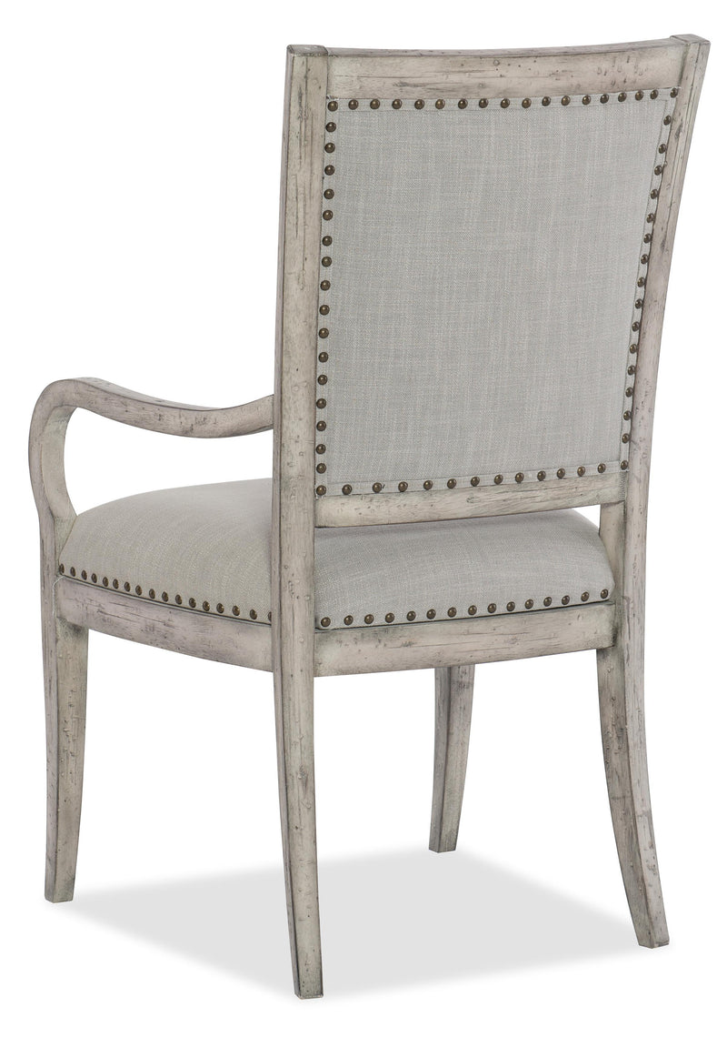 Boheme Vitton Upholstered Arm Chair - 2 per carton/price ea - Sanctuary Home Furnishings (CA)*