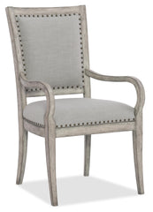 Boheme Vitton Upholstered Arm Chair - 2 per carton/price ea - Sanctuary Home Furnishings (CA)*