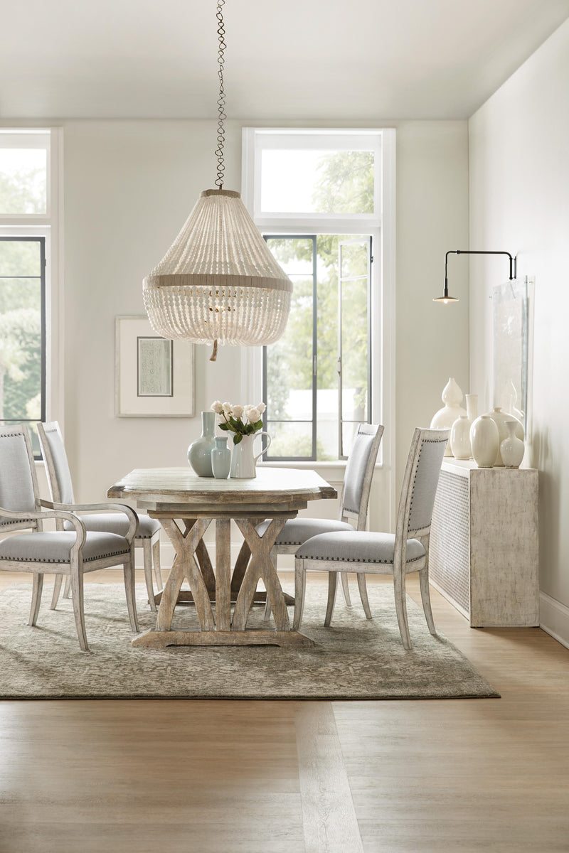 Boheme Vitton Upholstered Arm Chair - 2 per carton/price ea - Sanctuary Home Furnishings (CA)*
