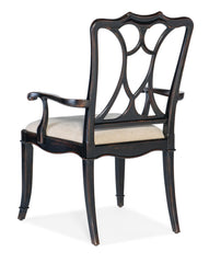 Charleston Upholstered Seat Arm Chair-2 per carton/price ea - 6750-75300-97 - Sanctuary Home Furnishings (CA)*