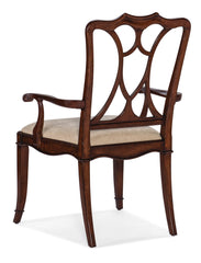 Charleston Upholstered Seat Arm Chair-2 per carton/price ea - 6750-75300-85 - Sanctuary Home Furnishings (CA)*