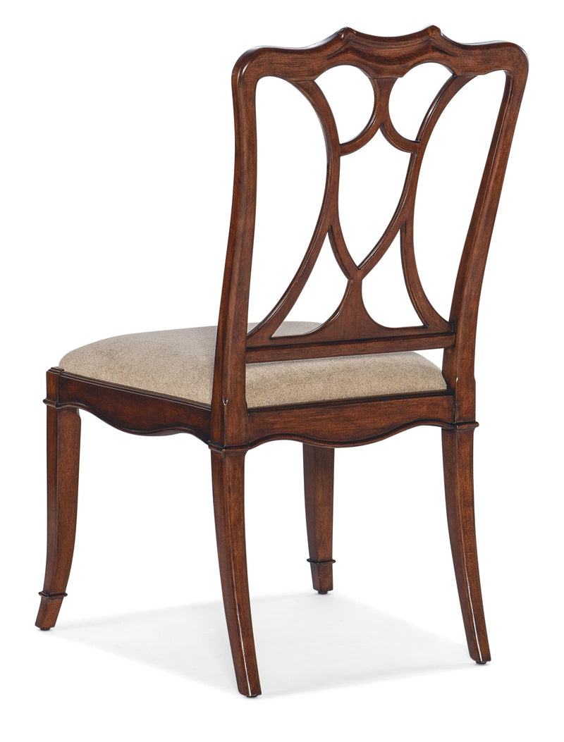 Charleston Upholstered Seat Side Chair-2 per carton/price ea - 6750-75310-85 - Sanctuary Home Furnishings (CA)*
