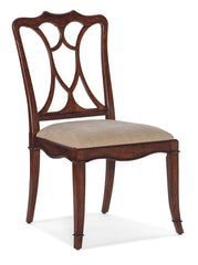 Charleston Upholstered Seat Side Chair-2 per carton/price ea - 6750-75310-85 - Sanctuary Home Furnishings (CA)*