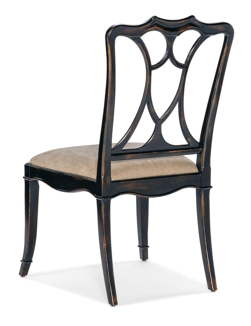 Charleston Upholstered Seat Side Chair-2 per carton/price ea - 6750-75310-97 - Sanctuary Home Furnishings (CA)*