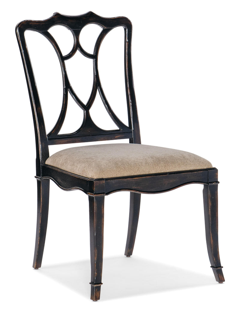Charleston Upholstered Seat Side Chair-2 per carton/price ea - 6750-75310-97 - Sanctuary Home Furnishings (CA)*