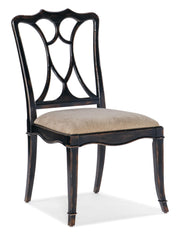 Charleston Upholstered Seat Side Chair-2 per carton/price ea - 6750-75310-97 - Sanctuary Home Furnishings (CA)*
