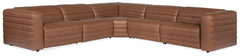 Chatelain 5-Piece Power Headrest Sectional with 2 Power Recliners - SS454-G5PS-088