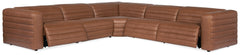 Chatelain 5-Piece Power Headrest Sectional with 2 Power Recliners - SS454-G5PS-088 - Sanctuary Home Furnishings (CA)*