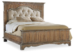 Chatelet King Upholstered Mantle Panel Bed