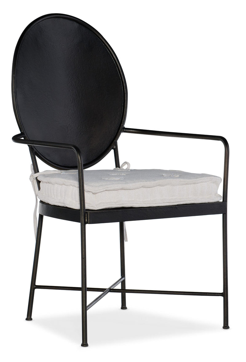 Ciao Bella Metal Arm Chair - 2 per carton/price ea - Sanctuary Home Furnishings (CA)*