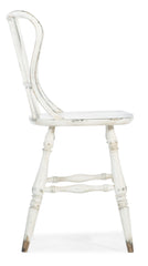 Ciao Bella Spindle Back Counter Stool-White