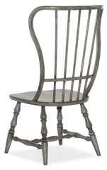 Ciao Bella Spindle Back Side Chair - 2 per carton/price ea - Sanctuary Home Furnishings (CA)*