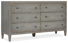 Ciao Bella Six-Drawer Dresser- Speckled Gray - Sanctuary Home Furnishings (CA)*