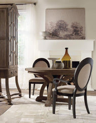 Corsica Oval Back Side Chair - 2 per carton/price ea - Sanctuary Home Furnishings (CA)*