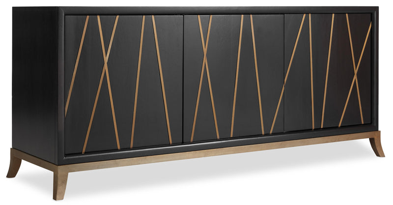 Entertainment Console 64in - 5518-55464-BLK - Sanctuary Home Furnishings (CA)*