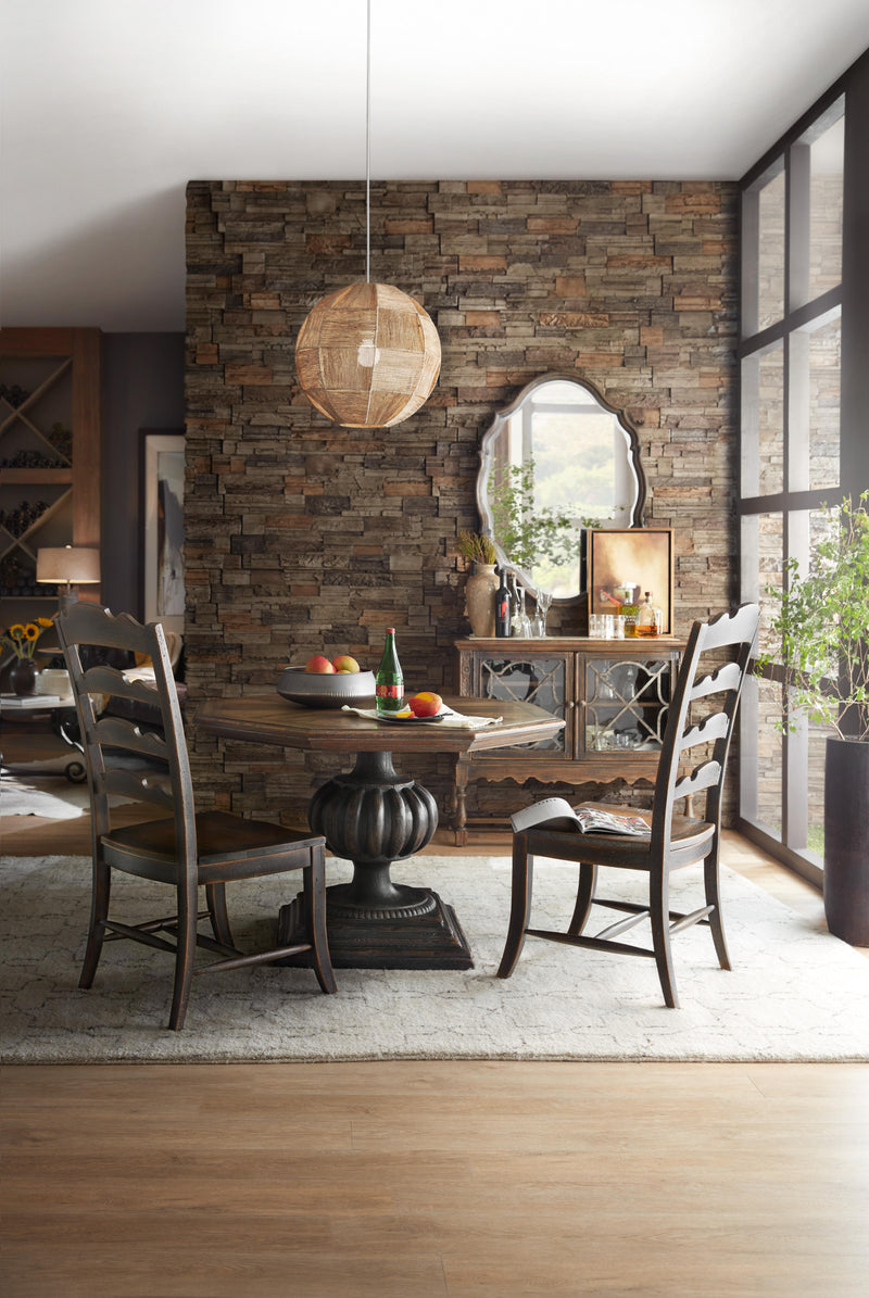 Hill Country Twin Sisters Ladderback Side Chair - 2 per carton/price ea - 5960-75310-BLK - Sanctuary Home Furnishings (CA)*