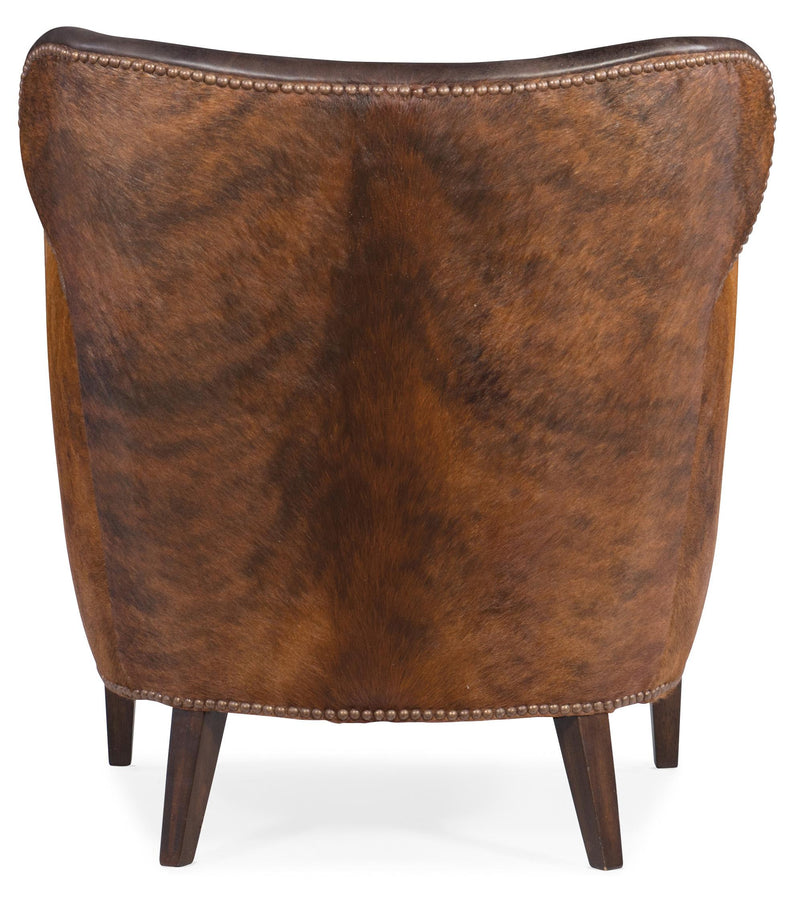 Kato Leather Club Chair w/ Dark HOH