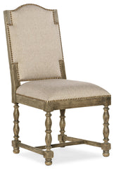 La Grange Kruschel Square Back Side Chair - 2 per carton/price ea - Sanctuary Home Furnishings (CA)*