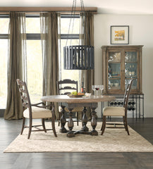 La Grange Twin Sisters Ladderback Arm Chair - 2 per carton/price ea - Sanctuary Home Furnishings (CA)*