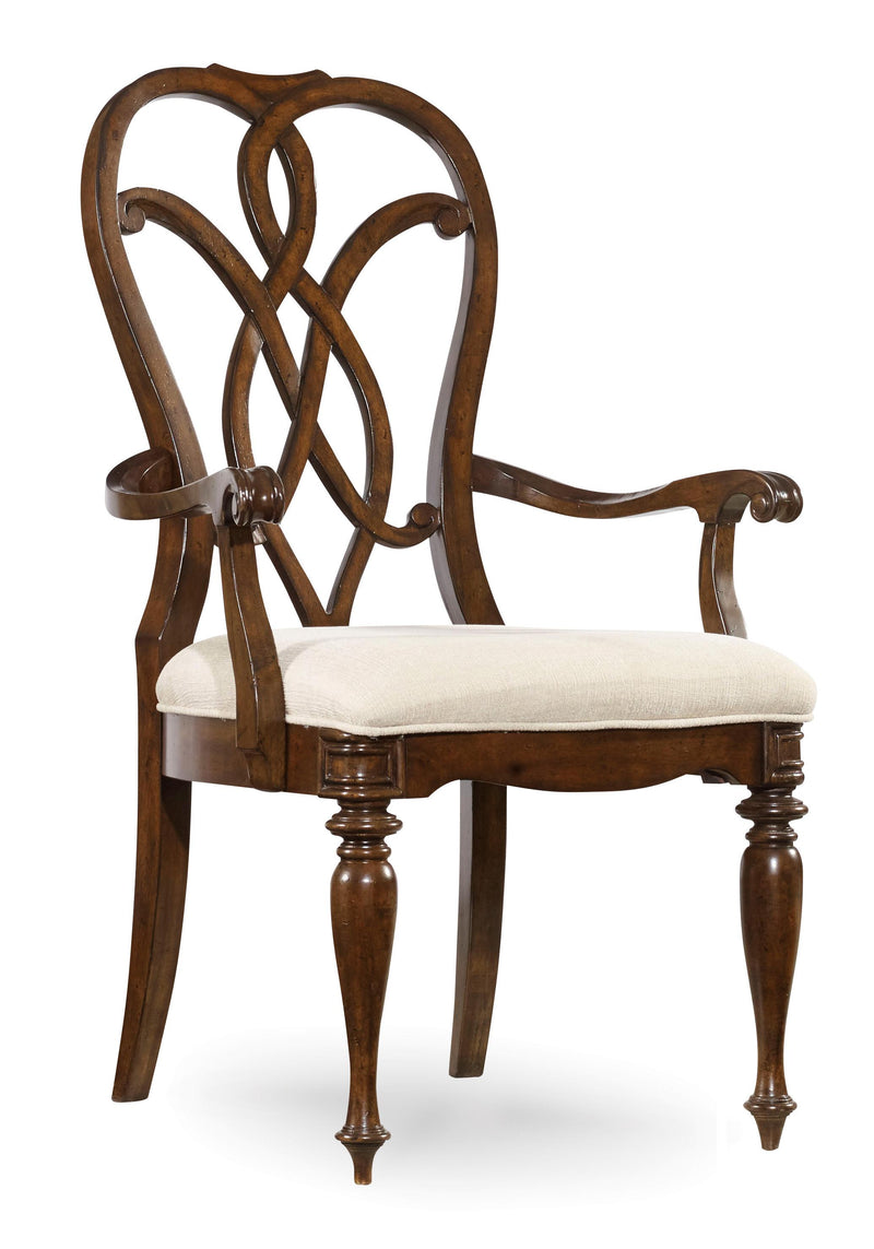 Leesburg Splatback Arm Chair - 2 per carton/price ea - Sanctuary Home Furnishings (CA)*