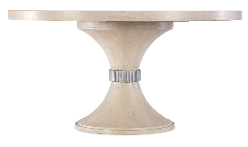 Nouveau Chic Round Pedestal Dining Table