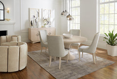 Nouveau Chic Round Pedestal Dining Table image