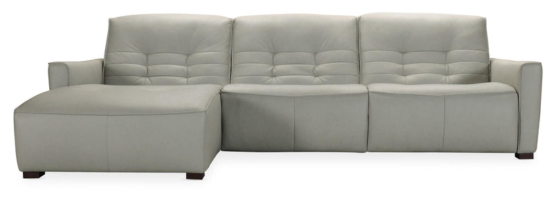 Reaux Power Motion Sofa w/ LAF Chaise w/2 Power Recline image