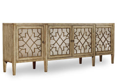 Sanctuary Four-Door Mirrored Console - Surf-Visage - Sanctuary Home Furnishings (CA)*
