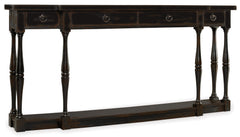 Sanctuary Four-Drawer Thin Console - Ebony - Sanctuary Home Furnishings (CA)*