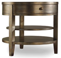 Sanctuary One-Drawer Round Lamp Table - Visage - Sanctuary Home Furnishings (CA)*