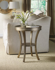 Sanctuary Round Mirrored Accent Table - Visage - Sanctuary Home Furnishings (CA)*