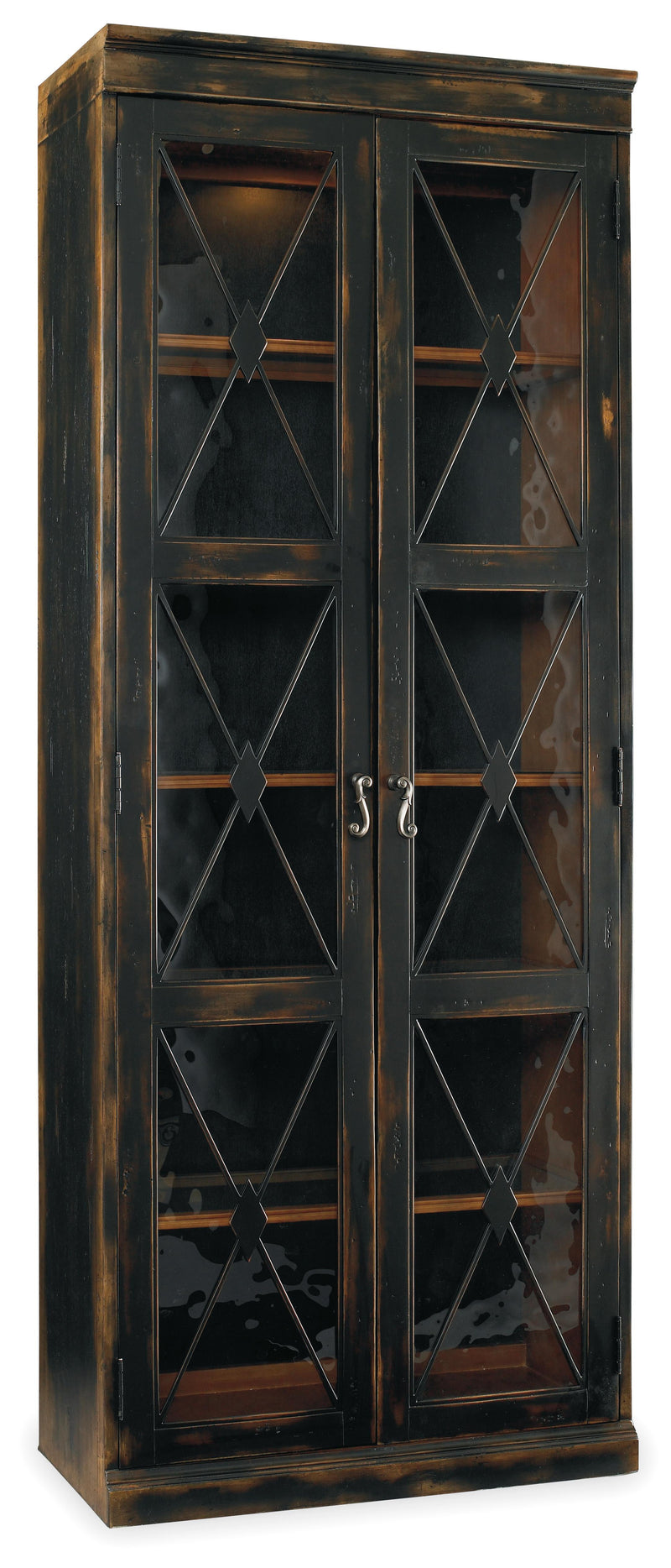 Sanctuary Two-Door Thin Display Cabinet - Ebony - Sanctuary Home Furnishings (CA)*