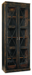 Sanctuary Two-Door Thin Display Cabinet - Ebony - Sanctuary Home Furnishings (CA)*