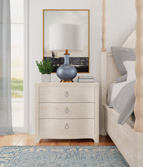 Serenity Antigua Three Drawer Nightstand - 6350-90116-80