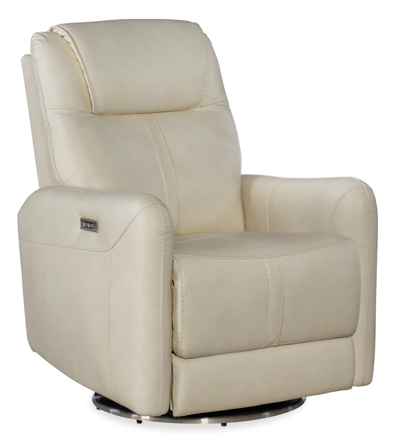 Steffen Swivel Power Recliner with Power Headrest - RC601-PHSZ-003 - Sanctuary Home Furnishings (CA)*